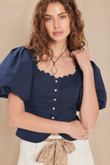 NEVER ORDINARY WOVEN TOP - Flying Tomato - Flyclothing LLC