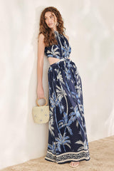 COASTAL STARGAZER WOVEN MAXI DRESS - Flying Tomato - Flyclothing LLC