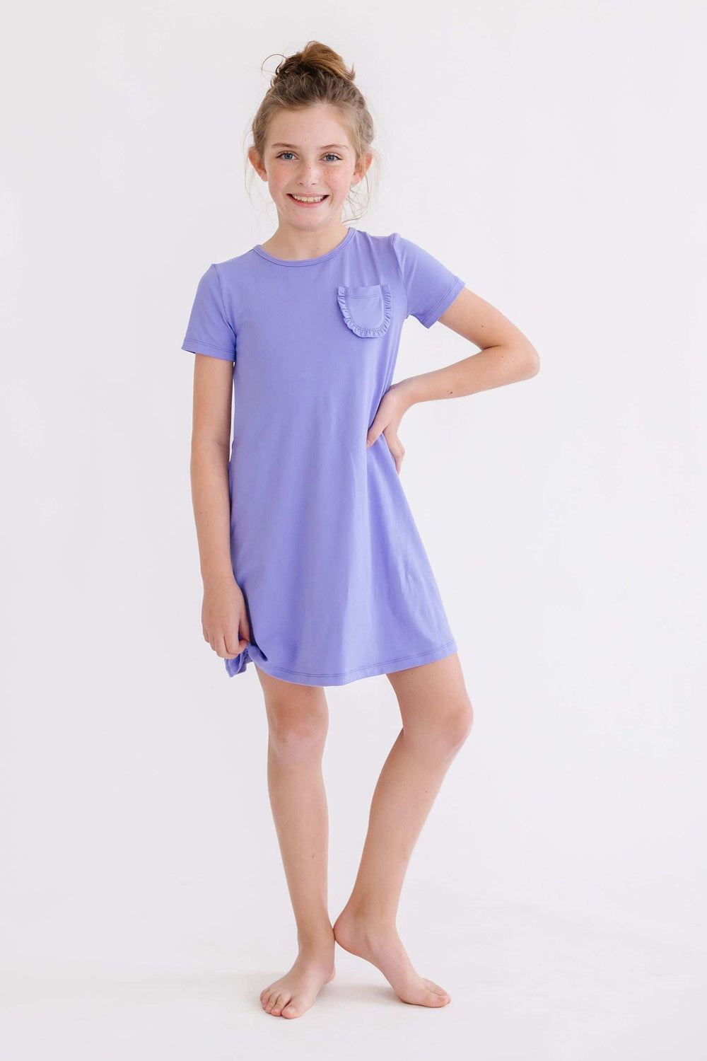 Periwinkle T-Shirt Dress - Mila & Rose ® - Flyclothing LLC