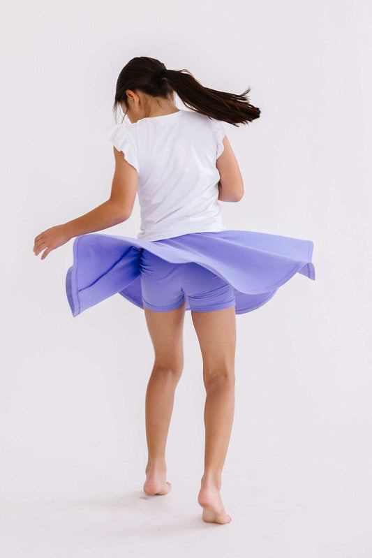Periwinkle Twirl Skort - Mila & Rose ® - Flyclothing LLC