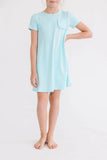 Aqua T-Shirt Dress - Mila & Rose ®
