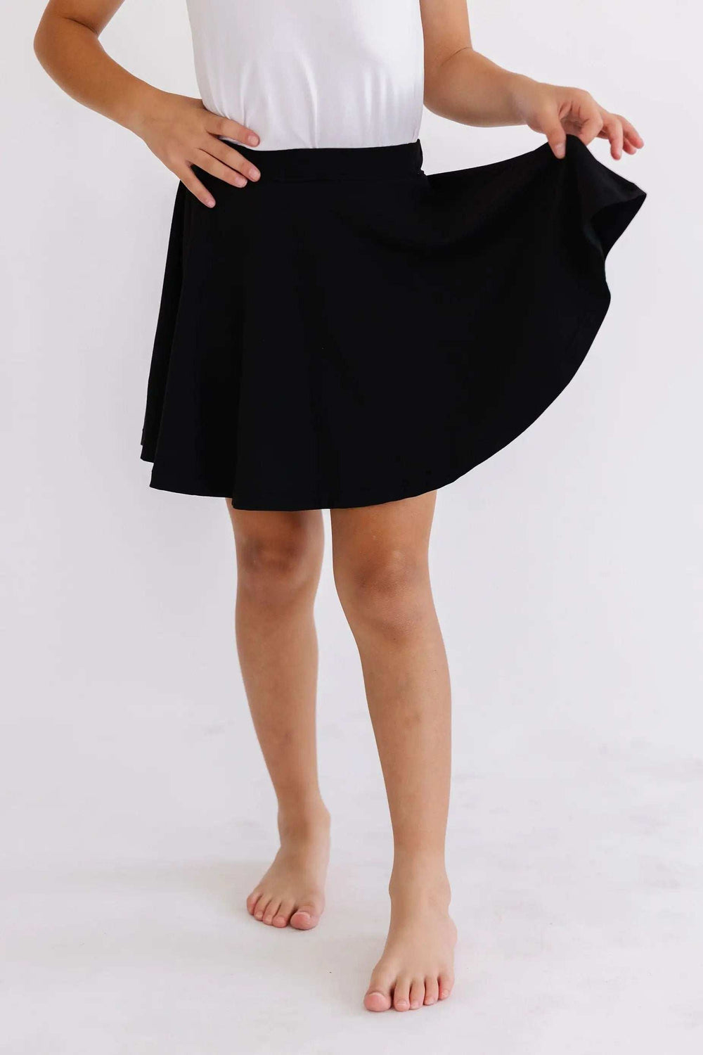 Black Twirl Skort - Mila & Rose ® - Flyclothing LLC