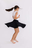 Black Twirl Skort - Mila & Rose ® - Flyclothing LLC