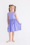 Periwinkle Pocket Tank Twirl Dress - Mila & Rose ®