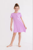 Bright Lilac T-Shirt Dress
