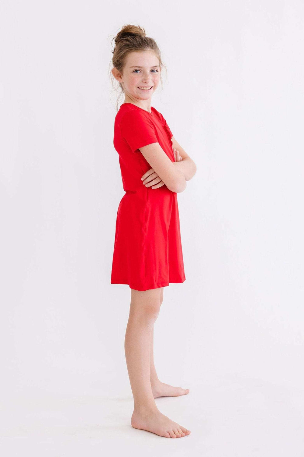 Red T-Shirt Dress - Mila & Rose ® - Flyclothing LLC
