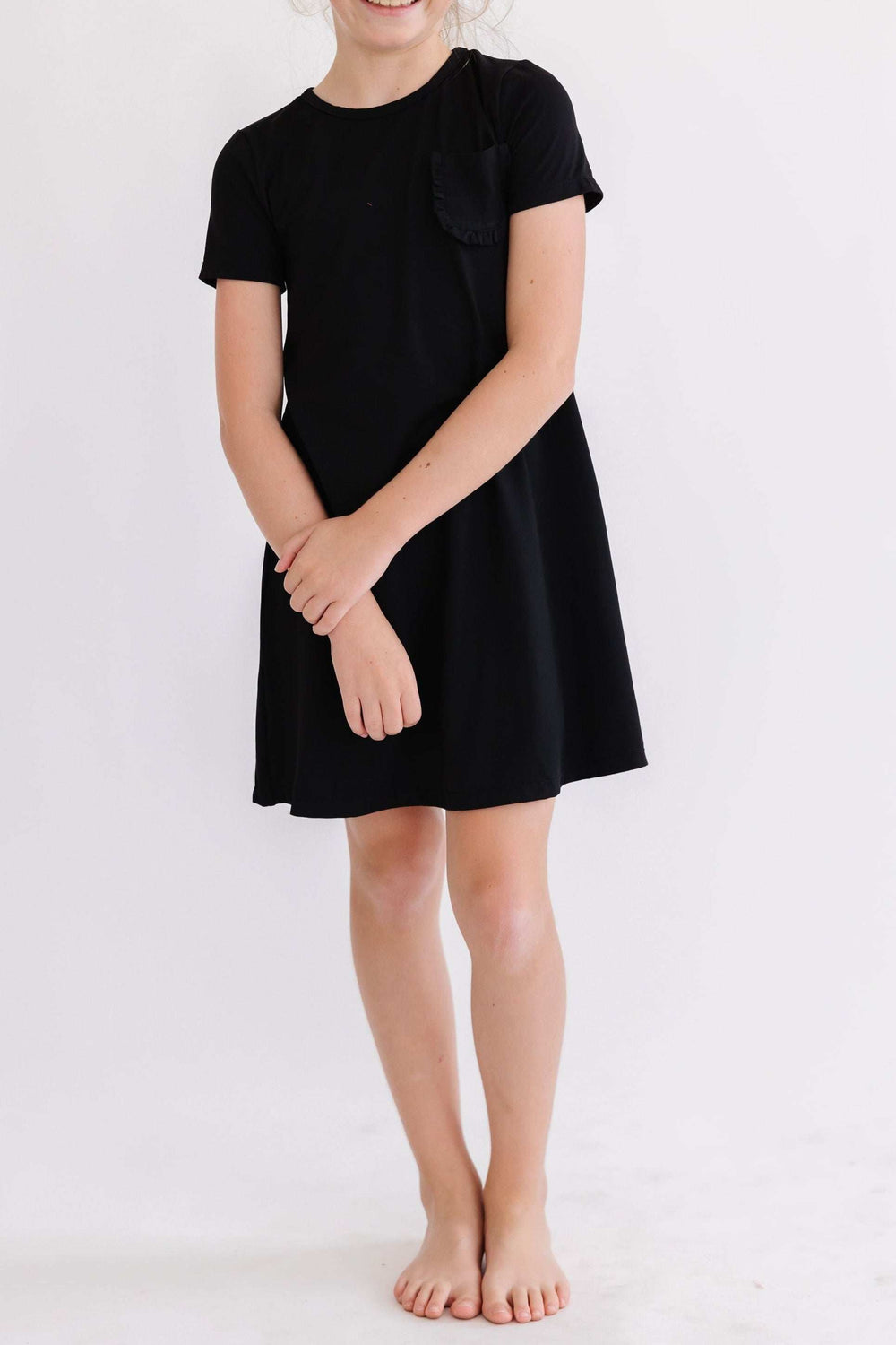 Black T-Shirt Dress - Mila & Rose ® - Flyclothing LLC
