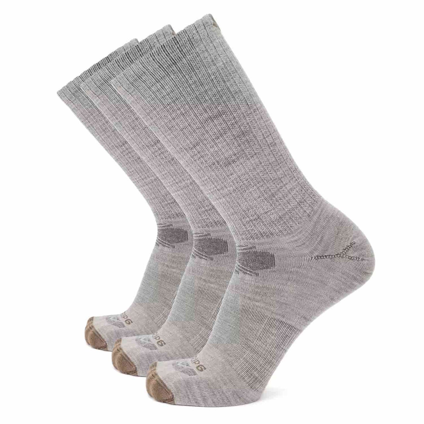 3 Pack Hobbs - Casual Crew Ultralight Merino Wool Dress Sock - GRIP6 - Flyclothing LLC
