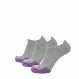 3 Pack Laurel - Run No Show Runweight Merino Wool Sock - GRIP6 - Flyclothing LLC