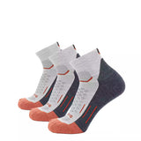3 Pack Torch - Run 1/4 Crew Midweight Merino Wool Sock - GRIP6 - Flyclothing LLC