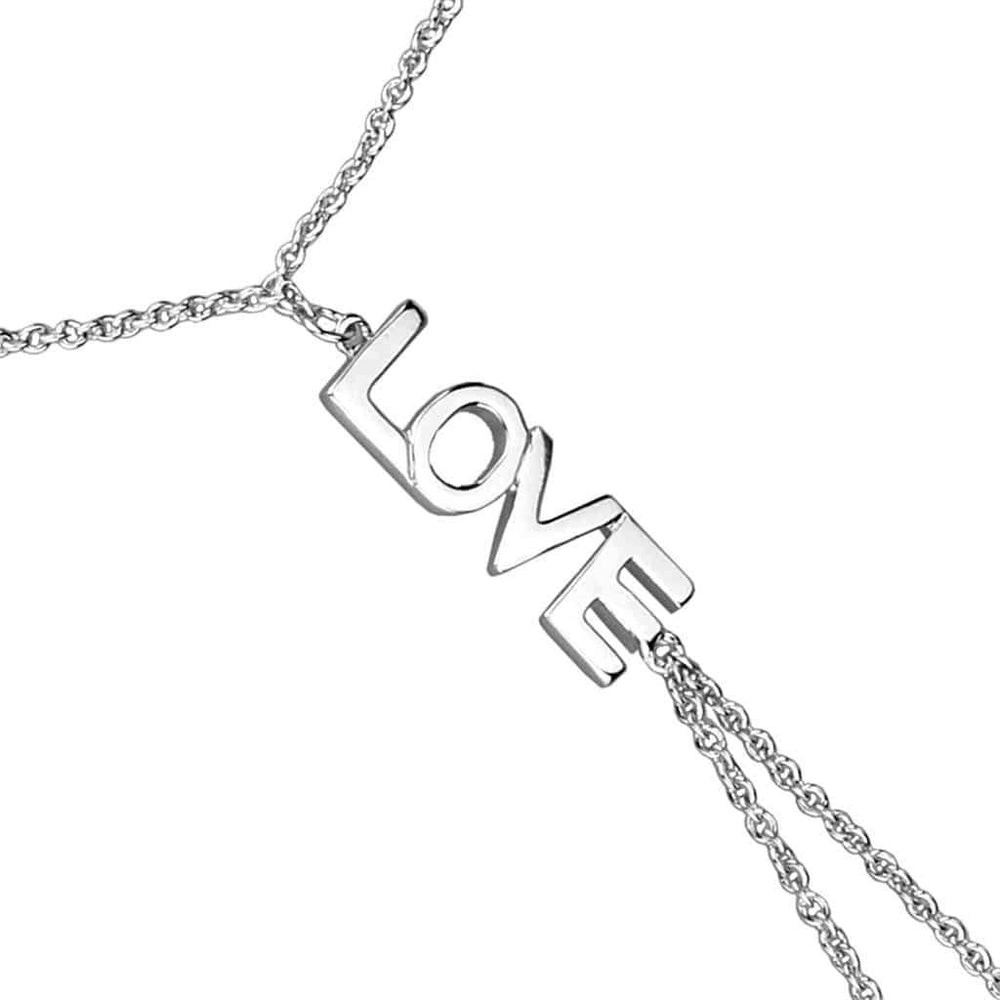 3W1042 - Rhodium Brass Bracelet with No Stone - Alamode - Flyclothing LLC