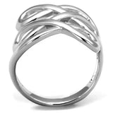 3W1076 - Rhodium Brass Ring with No Stone - Alamode - Flyclothing LLC