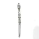 3W1225 - Rhodium Brass Ring with AAA Grade CZ in Clear - Alamode - Flyclothing LLC