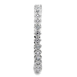 3W1238 - Rhodium Brass Ring with AAA Grade CZ in Clear - Alamode - Flyclothing LLC