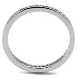 3W1241 - Rhodium Brass Ring with AAA Grade CZ in Clear - Alamode - Flyclothing LLC