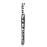3W1241 - Rhodium Brass Ring with AAA Grade CZ in Clear - Alamode - Flyclothing LLC