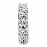 3W1534 - Rhodium Brass Ring with AAA Grade CZ in Clear - Alamode - Flyclothing LLC