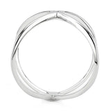 3W1584 - Rhodium Brass Ring with AAA Grade CZ in Clear - Alamode - Flyclothing LLC