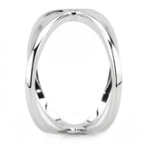3W1584 - Rhodium Brass Ring with AAA Grade CZ in Clear - Alamode - Flyclothing LLC