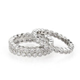 3W1605 - Rhodium Brass Ring with AAA Grade CZ in Clear - Alamode