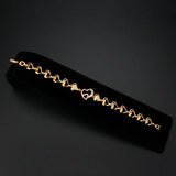 3W1633 - Flash Rose Gold Brass Bracelet with AAA Grade CZ in Clear - Alamode - Flyclothing LLC