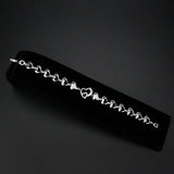 3W1634 - Rhodium Brass Bracelet with AAA Grade CZ in Clear - Alamode - Flyclothing LLC