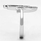 3W486 - Rhodium Brass Ring with No Stone - Alamode - Flyclothing LLC