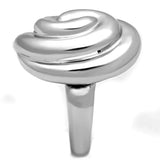 3W723 - Rhodium Brass Ring with No Stone - Alamode - Flyclothing LLC
