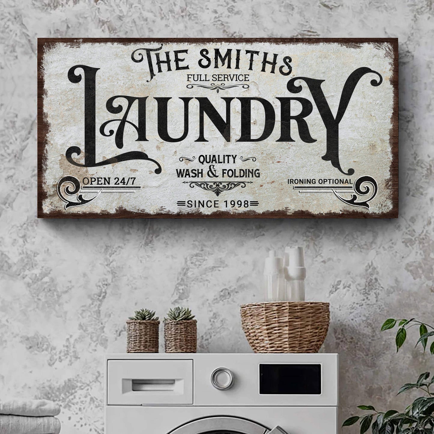 The Laundry Room Sign VII - Tailored Canvases - Flyclothing LLC