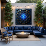 Flower Of Life Wall Art II - Tailored Canvases - Flyclothing LLC