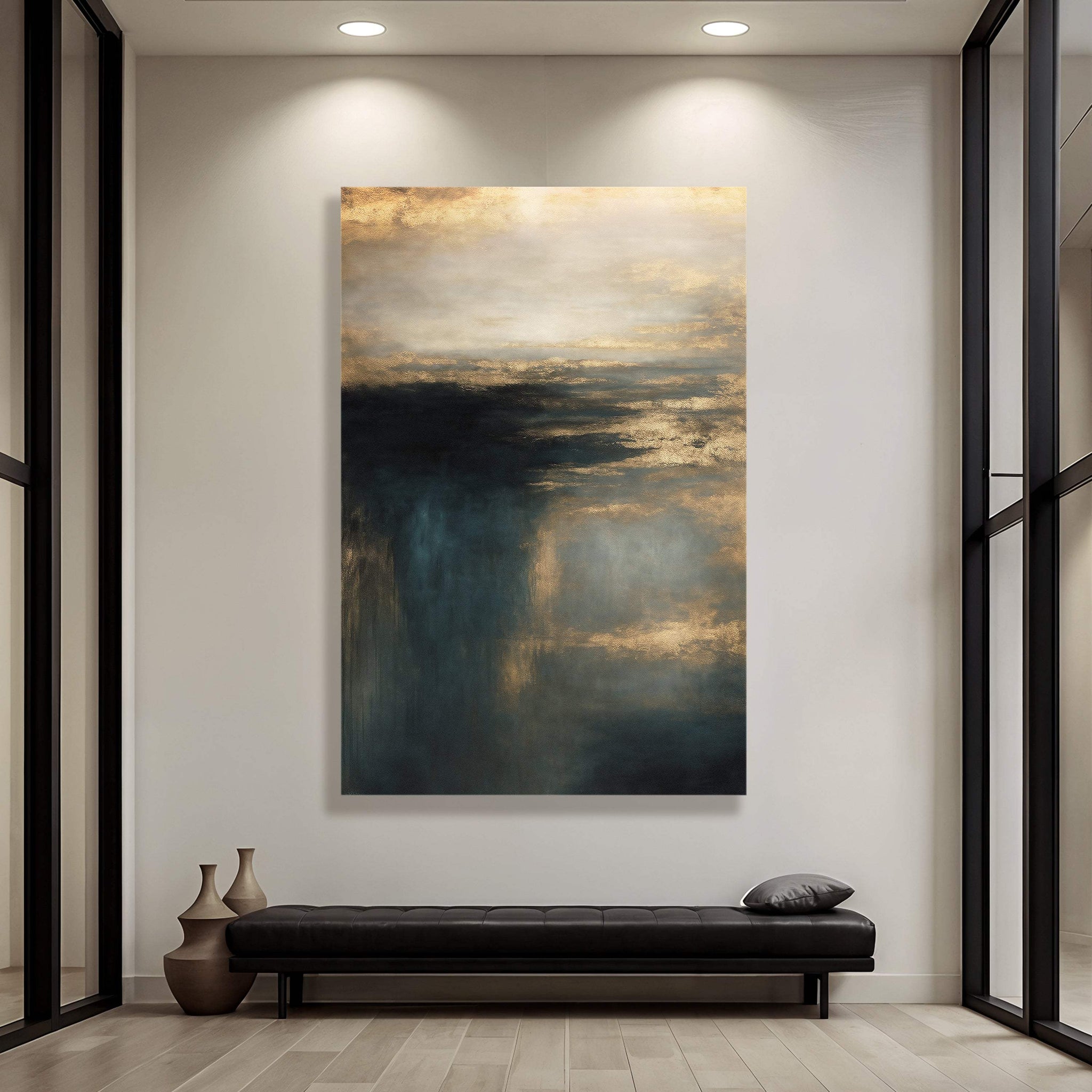 Cloudscape Glimmer Wall Art - Tailored Canvases - Flyclothing LLC