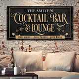 Cocktail Bar And Lounge Sign - Tailored Canvases - Flyclothing LLC