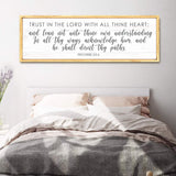 Proverbs 3:5-6 Trust In The Lord With All Your Heart Faith Sign - Tailored Canvases - Flyclothing LLC