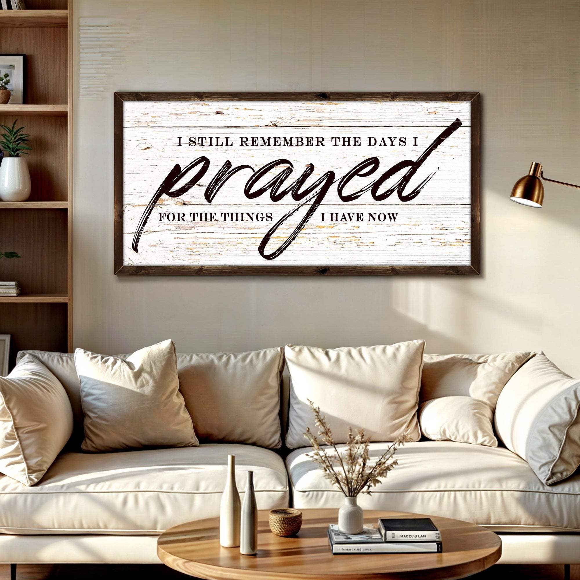 I Still Remember The Days I Prayed Faith Sign II - Tailored Canvases - Flyclothing LLC