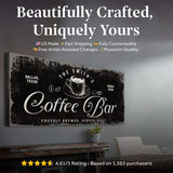 Coffee Bar Sign - Tailored Canvases - Flyclothing LLC