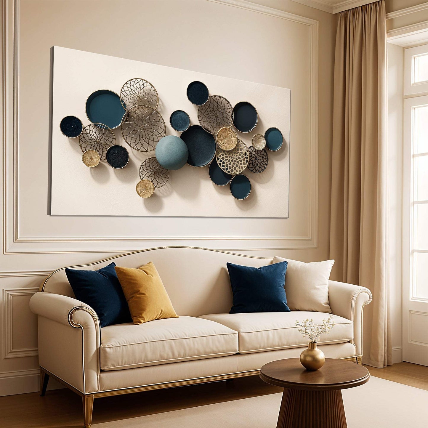 Lotus Leaf Abstract Wall Art - Tailored Canvases - Flyclothing LLC