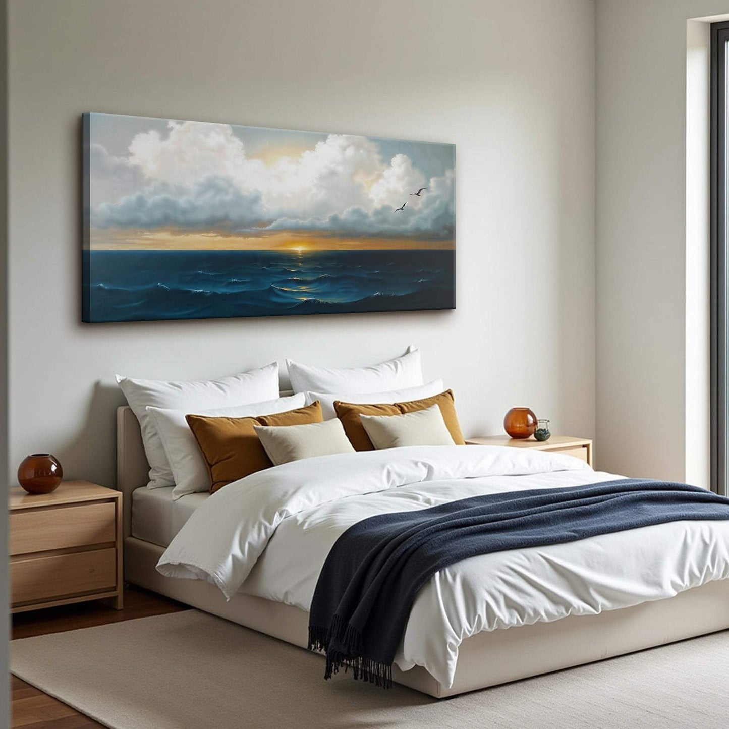 Waterscape Abstract Wall Art II - Tailored Canvases - Flyclothing LLC