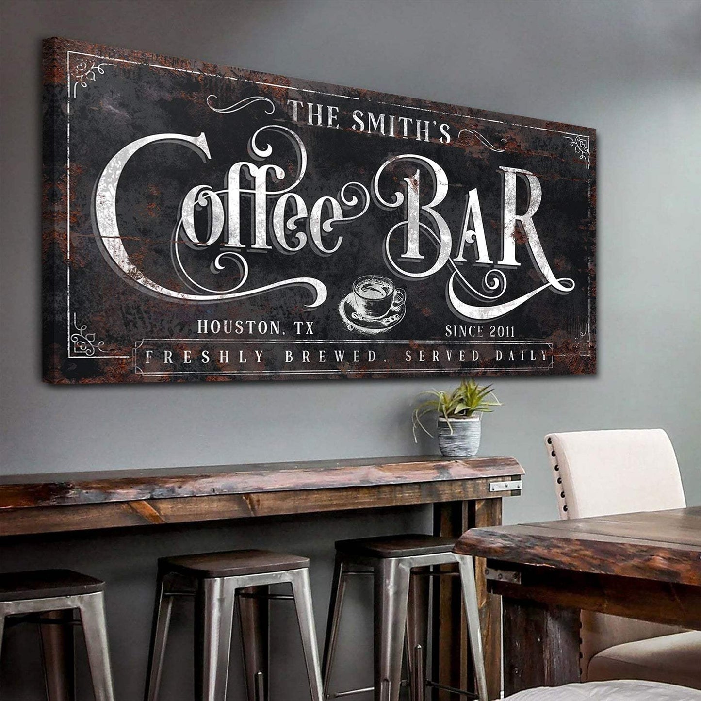 Coffee Bar Sign XI - Tailored Canvases - Flyclothing LLC