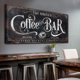 Coffee Bar Sign XI - Tailored Canvases - Flyclothing LLC