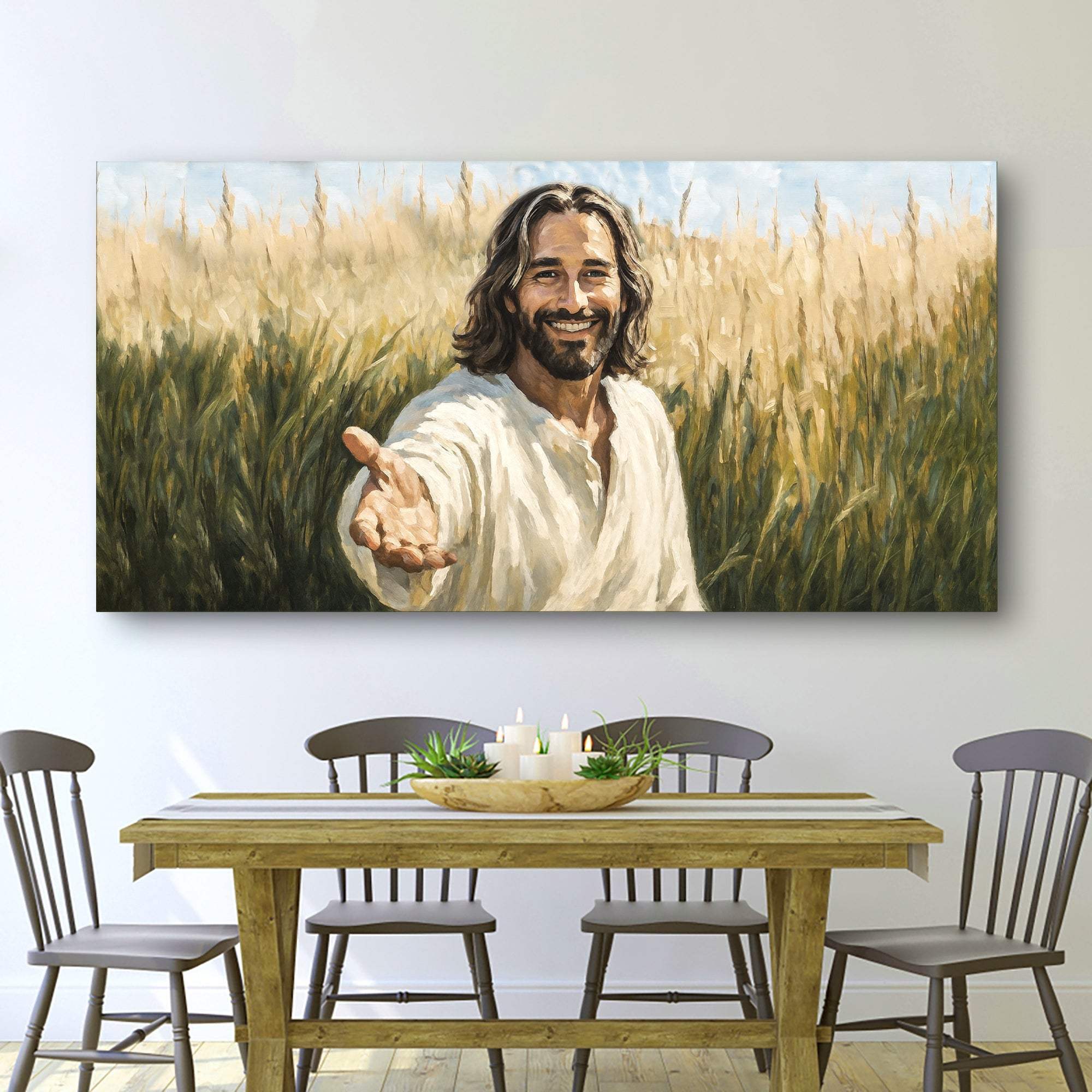 Savior's Invitation Faith Wall Art - Tailored Canvases - Flyclothing LLC