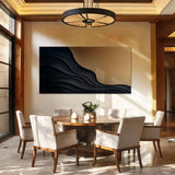 Black And Gold Minimalist Abstract X - Tailored Canvases - Flyclothing LLC