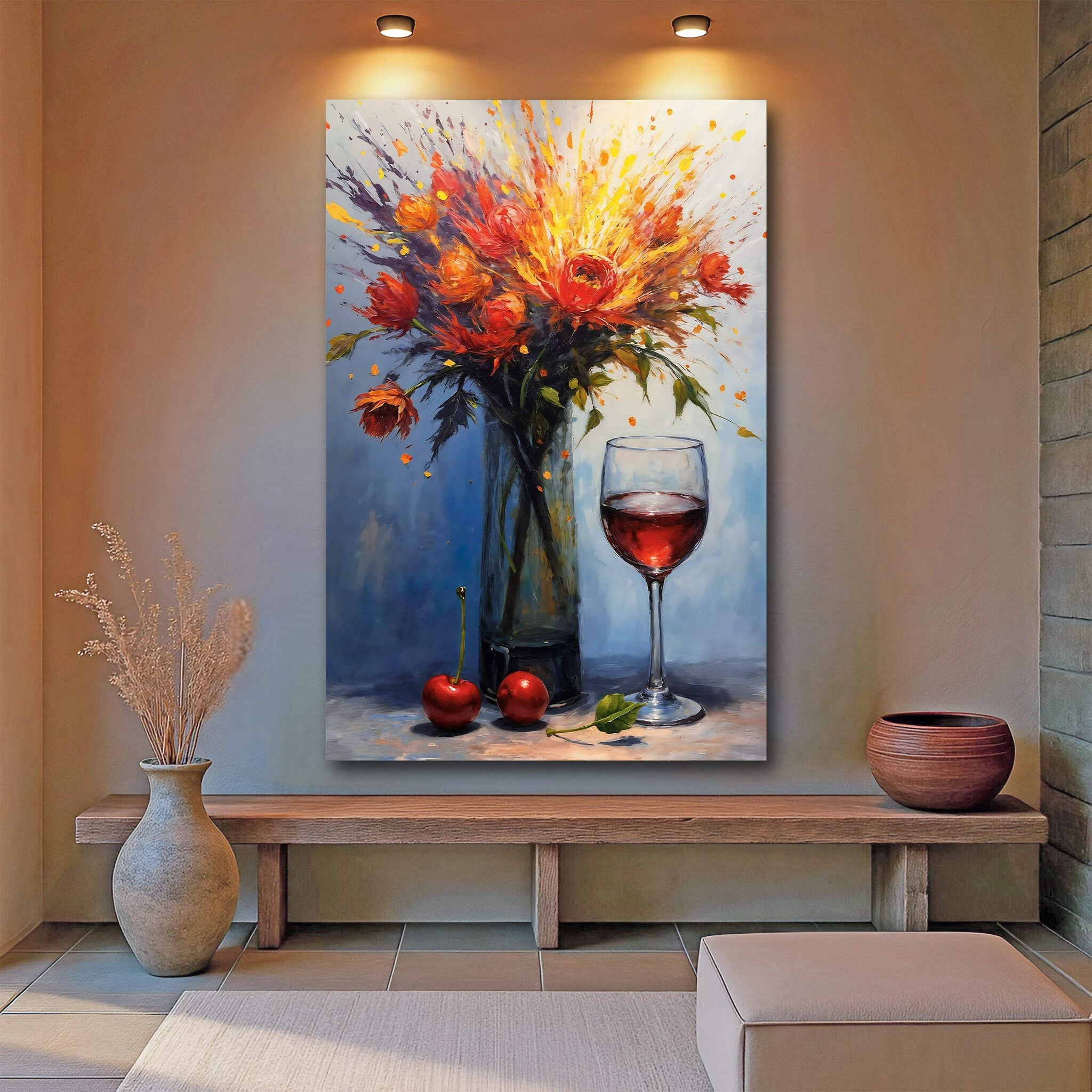 Dynamic Still Life Abstract Wall Art - Tailored Canvases - Flyclothing LLC