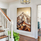 3D Minimalist Mountain Wall Art - Tailored Canvases - Flyclothing LLC