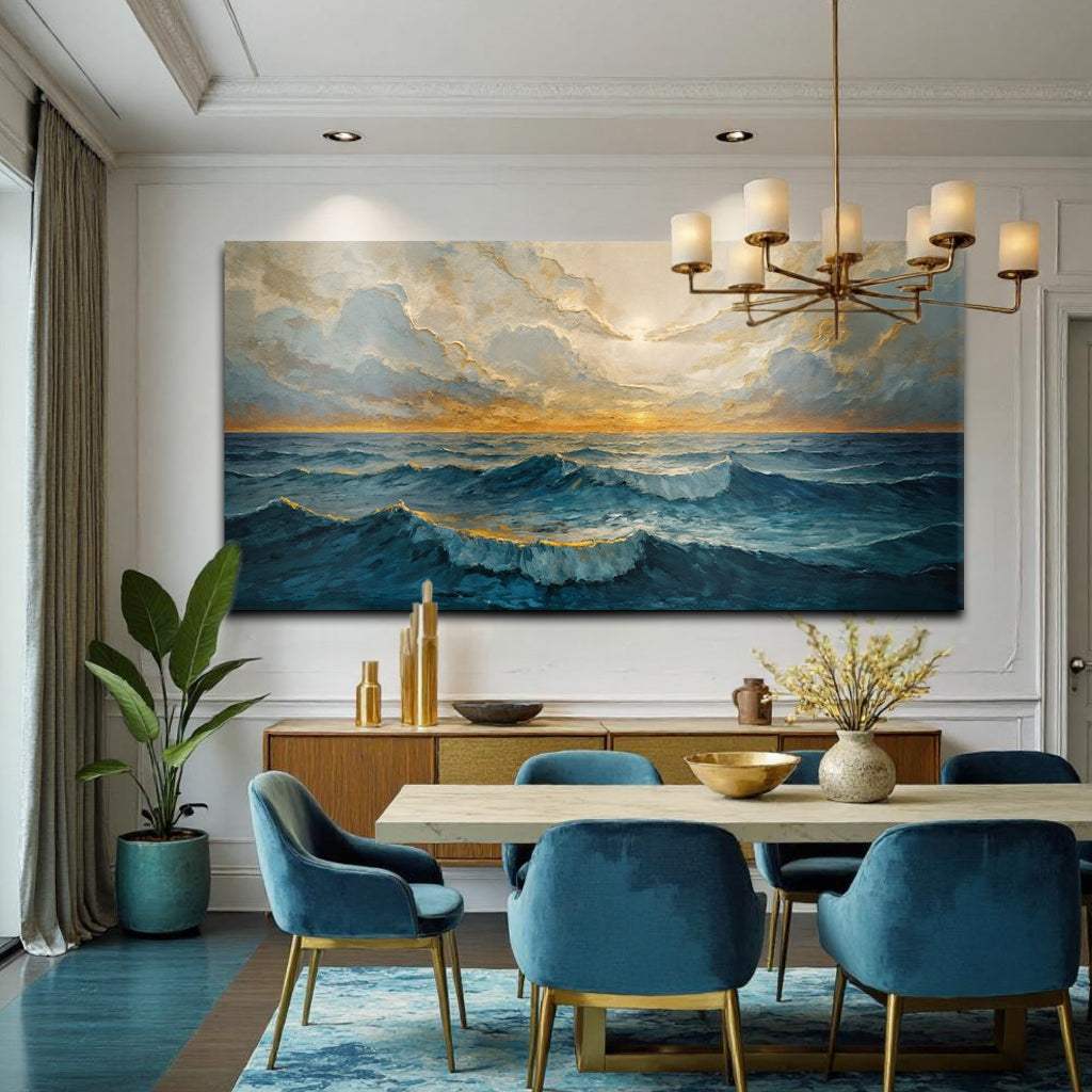 Waterscape Abstract Wall Art XI - Tailored Canvases - Flyclothing LLC