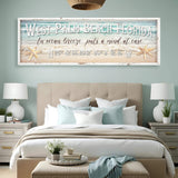 Personalized Beach House Coastal Sign - Tailored Canvases - Flyclothing LLC