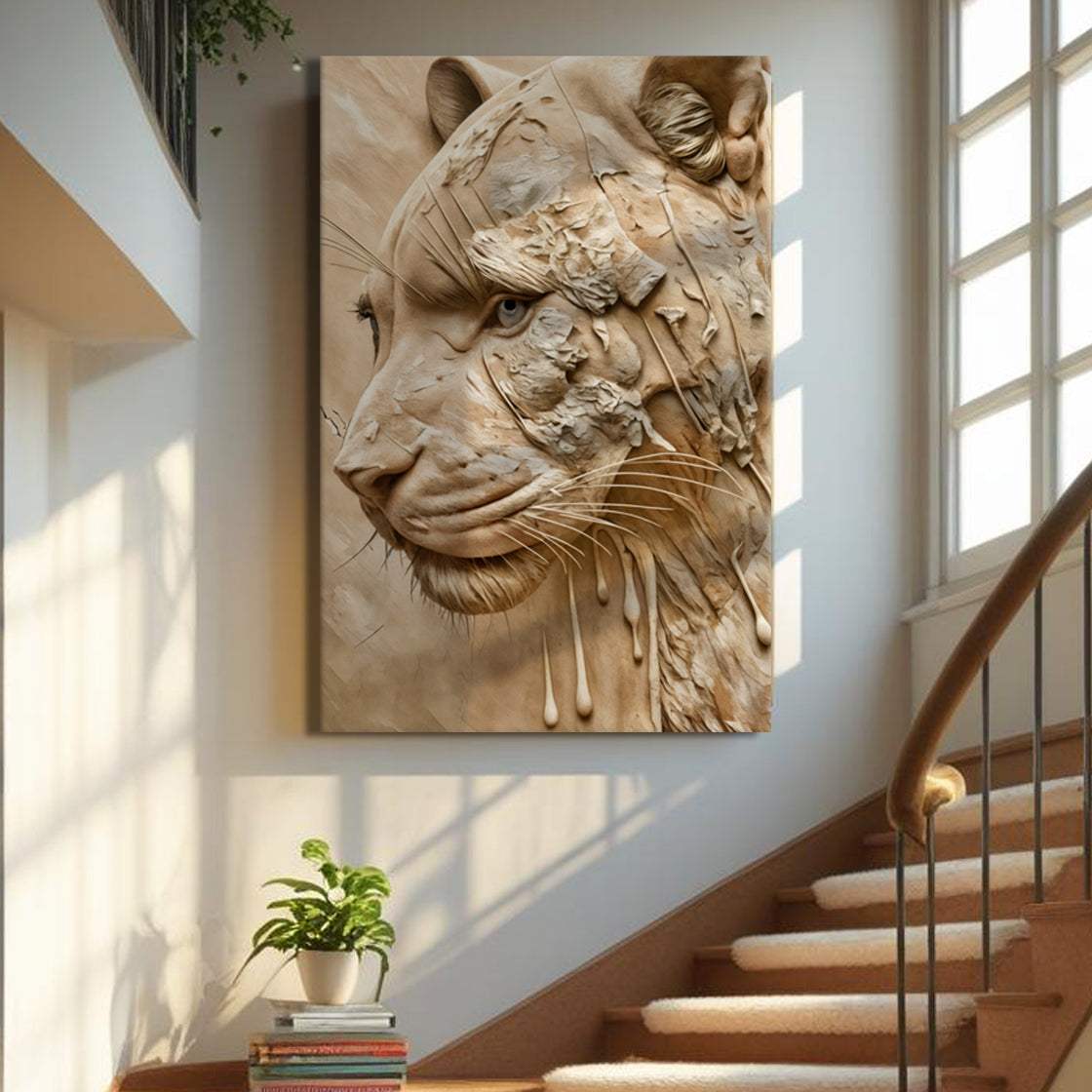 Earthen Predator Wall Art - Tailored Canvases - Flyclothing LLC