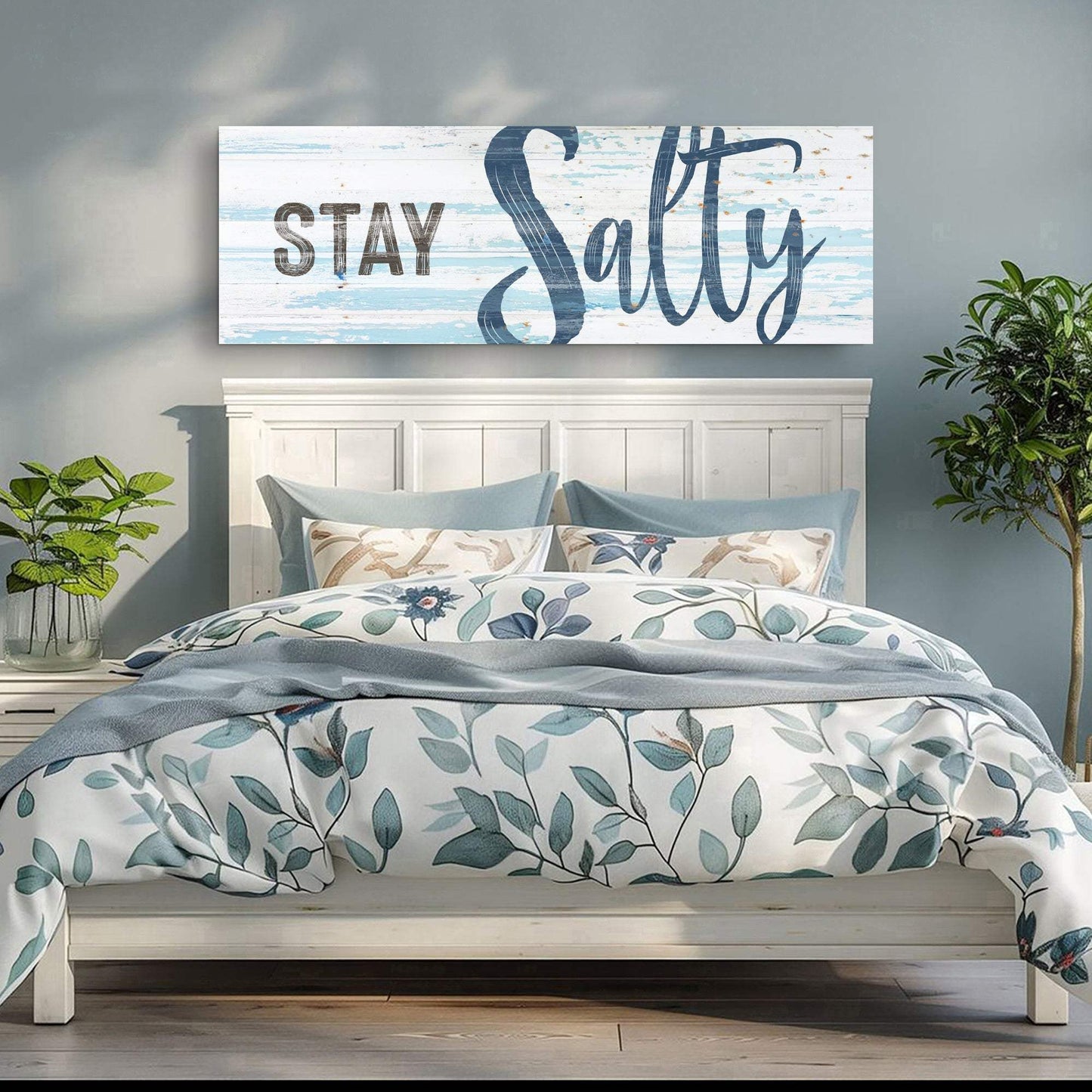 Stay Salty Coastal Sign IX - Tailored Canvases - Flyclothing LLC