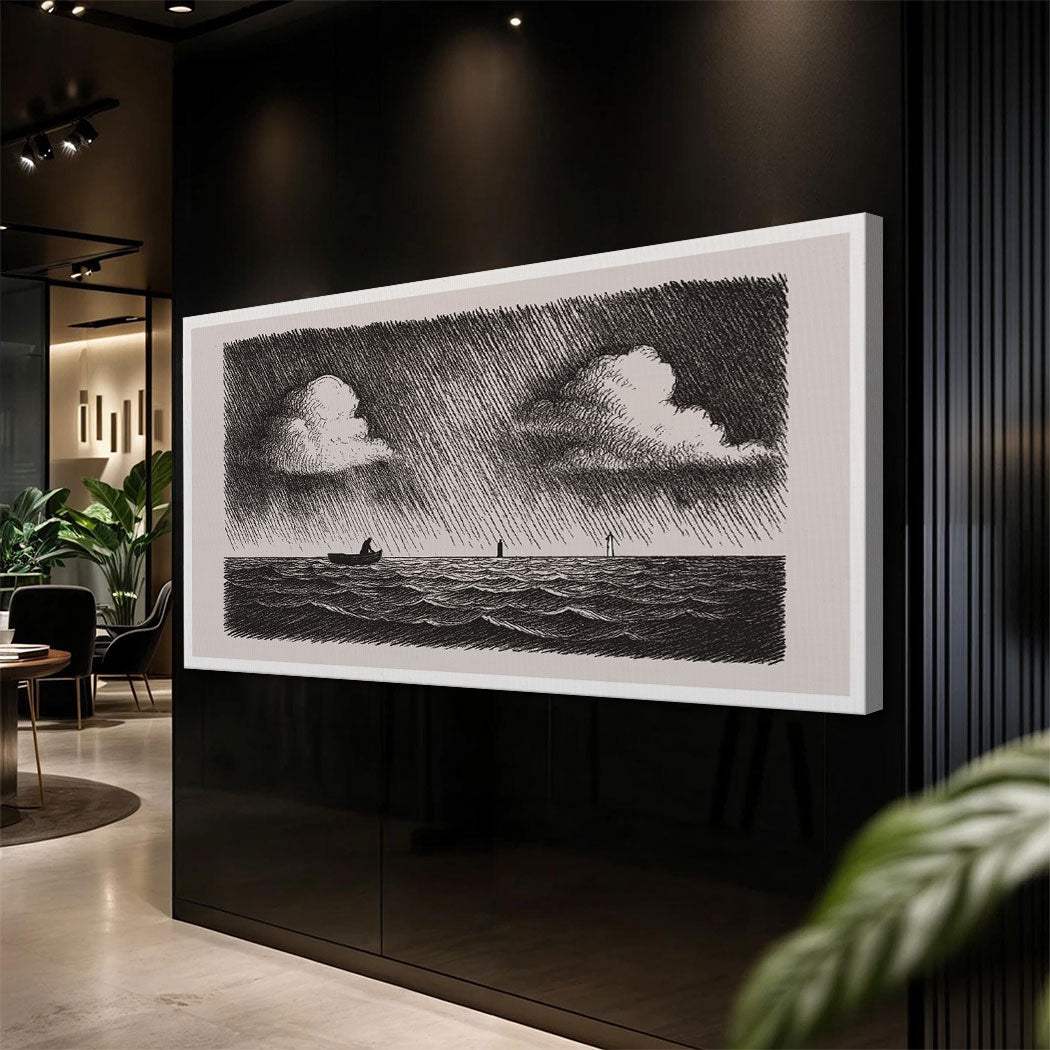 Jesus Walking On Water Faith Wall Art III - Tailored Canvases - Flyclothing LLC