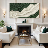 Green Rivers Abstract Wall Art VIII - Tailored Canvases - Flyclothing LLC