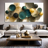 Lotus Leaf Abstract Wall Art VIII - Tailored Canvases - Flyclothing LLC